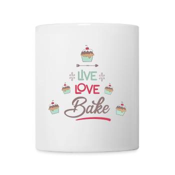 backen - Tasse - Weiß - Vorne