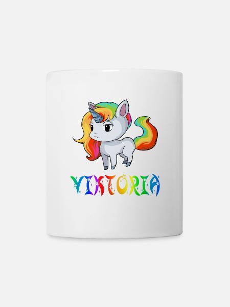 Viktoria Einhorn - Tasse - Weiß
