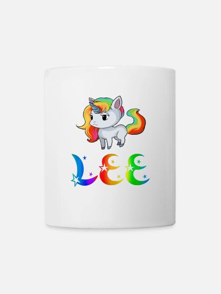 Einhorn Lee - Tasse - Weiß