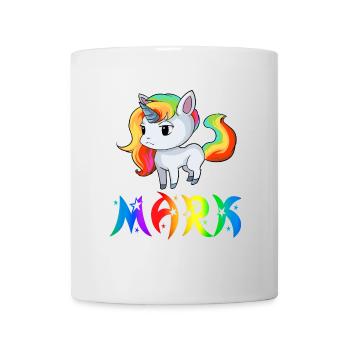 Einhorn Mark - Tasse - Weiß - Vorne