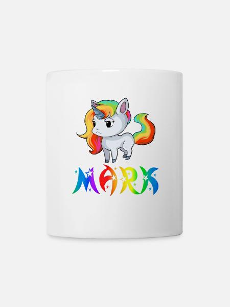 Einhorn Mark - Tasse - Weiß