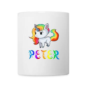 Einhorn Peter - Tasse - Weiß - Vorne