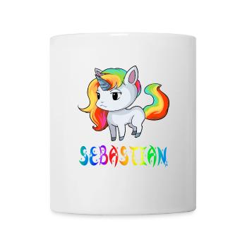 Einhorn Sebastian - Mug blanc - blanc - Devant