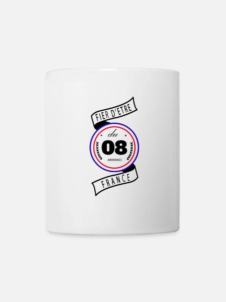 Fier D'être Du 08 Ardennes France - Mug blanc - blanc