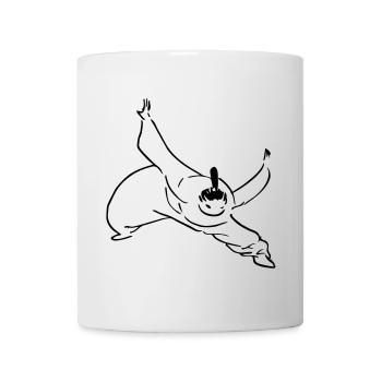 Kung-fu - Mug blanc - blanc - Devant