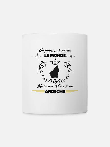 MA VIE EST EN ARDECHE - Mug blanc - blanc