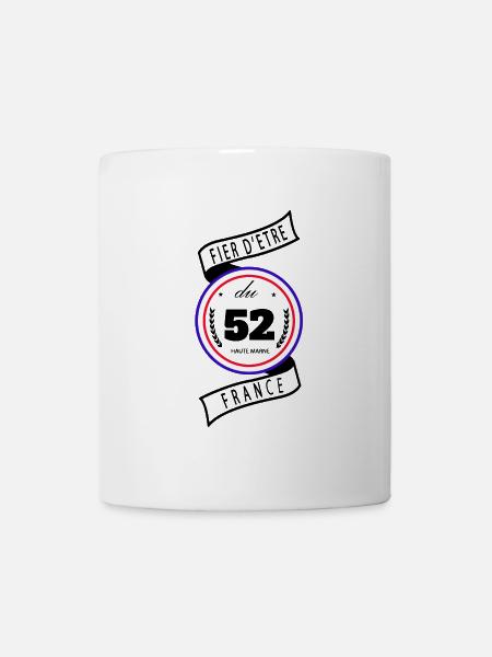 Fier D'être Du 52 Haute-Marne France - Mug blanc - blanc