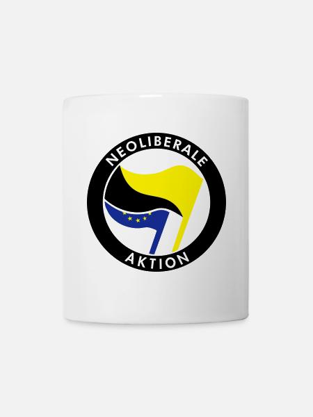 Neoliberale Aktion - Tasse - Weiß