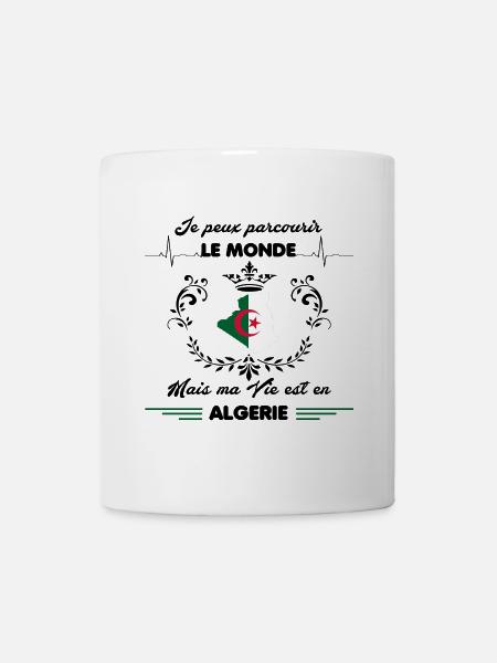 MA VIE EST EN ALGERIE - Mug blanc - blanc