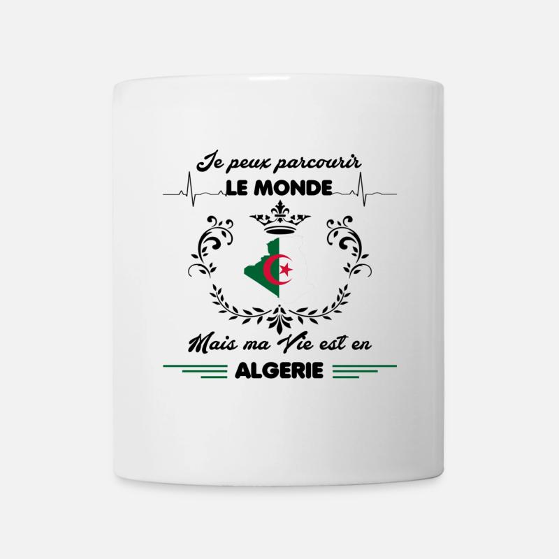 MA VIE EST EN ALGERIE - Mug blanc - blanc