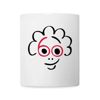 60 Jahre - coole Frau! - Tasse - Weiß - Vorne