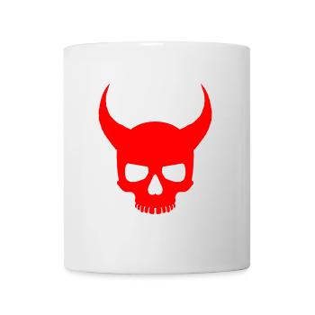 Devil Skull - Tasse - Weiß - Vorne
