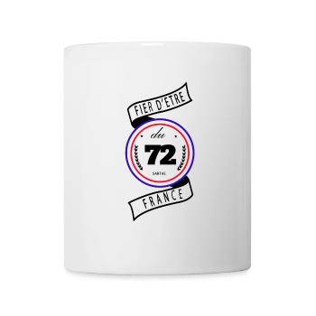 Fier D'être Du 72 Sarthe France - Mug blanc - blanc - Devant