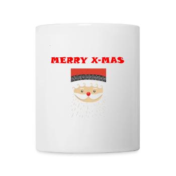 Merry X mas avec Nicholas - Mug blanc - blanc - Devant