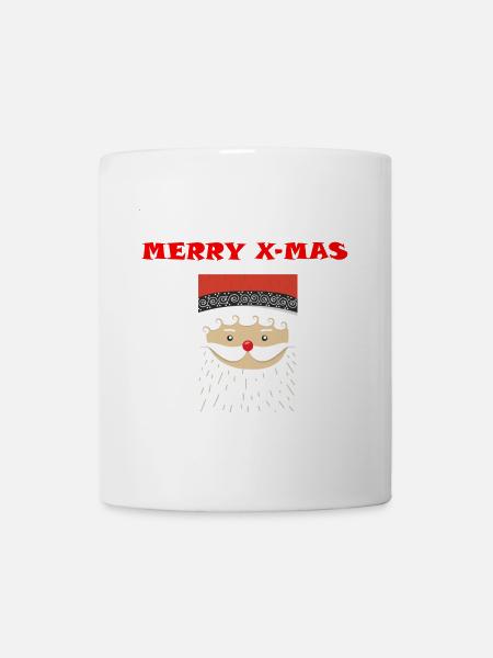 merry x mas with Nicholas - Mug - white
