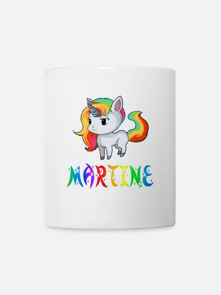 Einhorn Martine - Tasse - Weiß