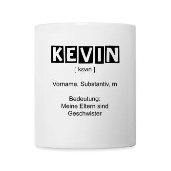 Kevin - Tasse - Weiß - Vorne