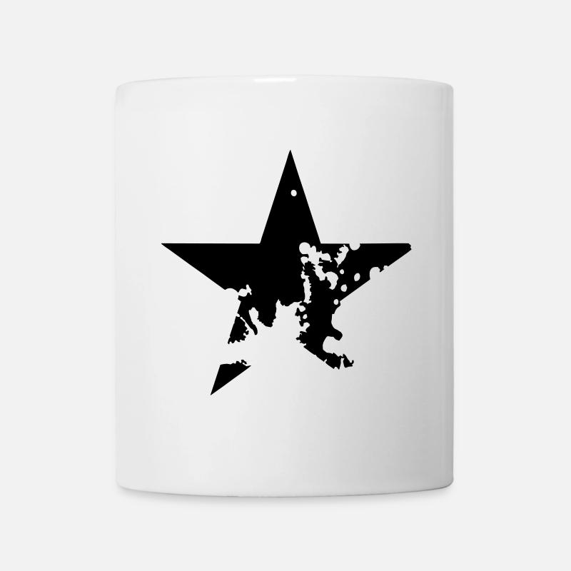 dirty star - Tasse - Weiß