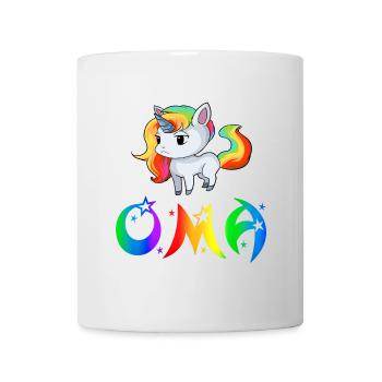 Einhorn Oma - Tasse - Weiß - Vorne