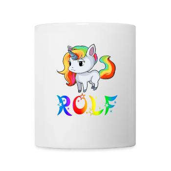 Einhorn Rolf - Tasse - Weiß - Vorne