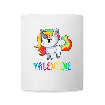 Einhorn Valentine - Tasse - Weiß - Vorne