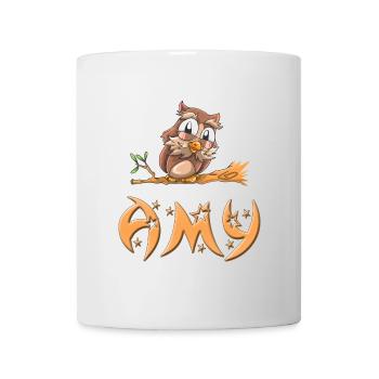 Eule Amy - Tasse - Weiß - Vorne