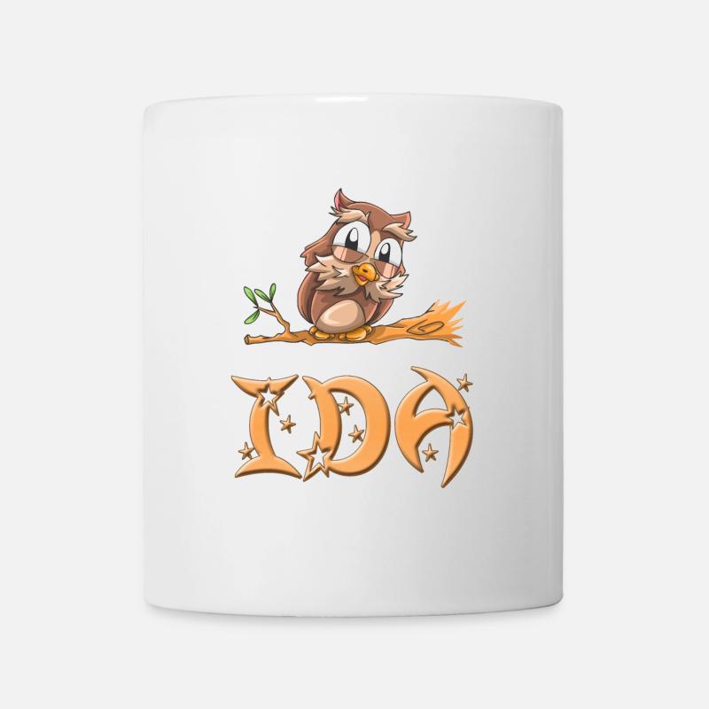 Eule Ida - Tasse - Weiß