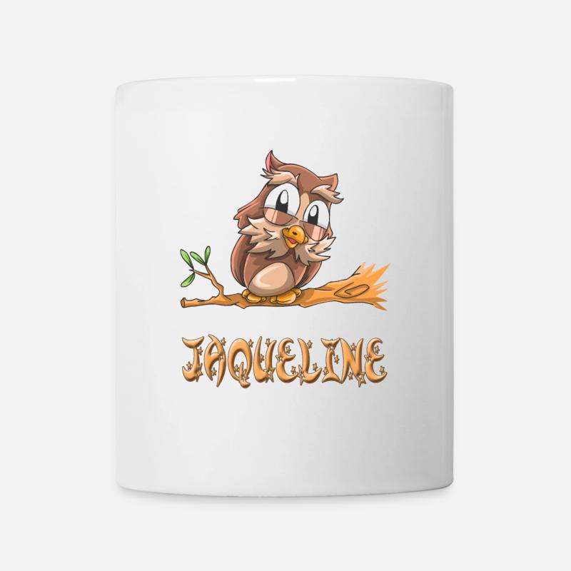 Eule Jaqueline - Tasse - Weiß