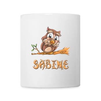 Eule Sabine - Tasse - Weiß - Vorne