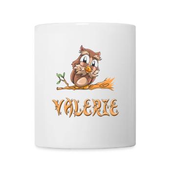 Hibou Valérie - Mug blanc - blanc - Devant