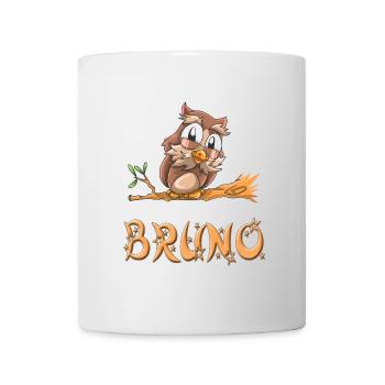 Eule Bruno - Tasse - Weiß - Vorne