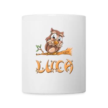 Eule Luca - Tasse - Weiß - Vorne