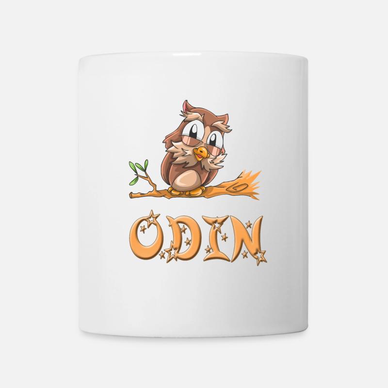 Eule Odin - Tasse - Weiß