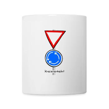 Kreisverkehrt - Tasse - Weiß - Vorne