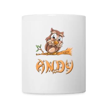 Eule Andy - Tasse - Weiß - Vorne