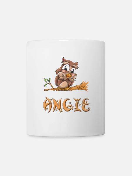 Hibou Angie - Mug blanc - blanc