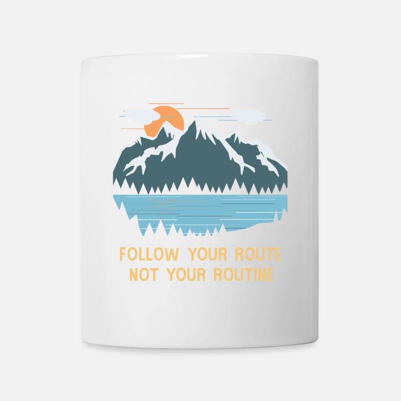 Berge - Tasse - Weiß
