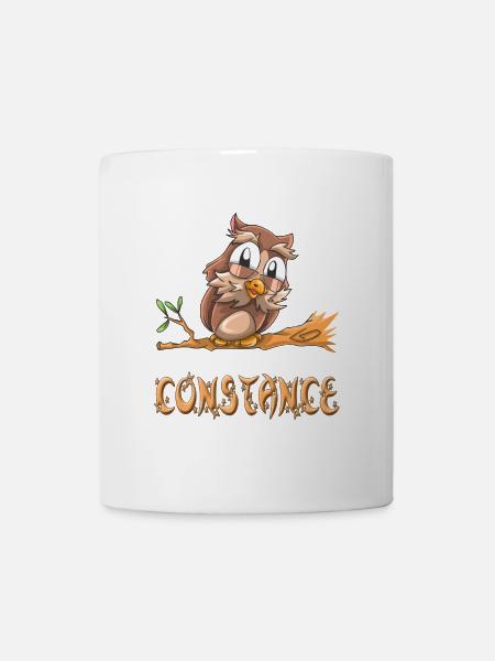 Eule Constance - Tasse - Weiß