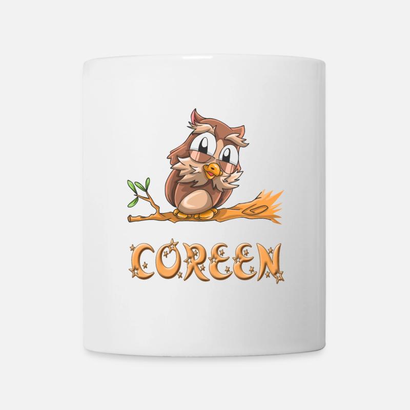 Eule Coreen - Mug blanc - blanc