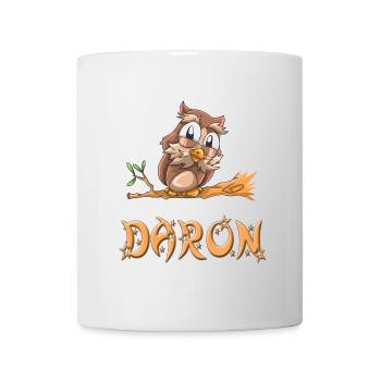 Hibou Daron - Mug blanc - blanc - Devant