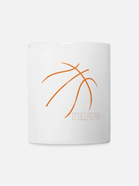 Basket-ball - Mug blanc - blanc