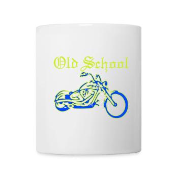 Motorrad, Roller, Moped - Tasse - Weiß - Vorne