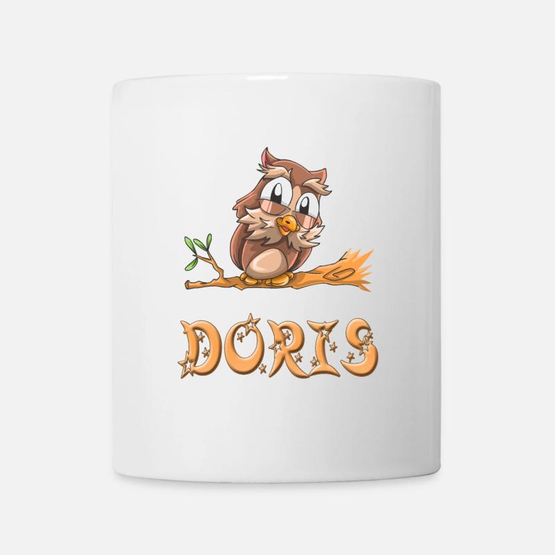 Eule Doris - Tasse - Weiß