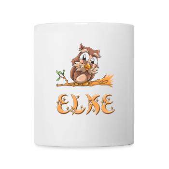Eule Elke - Tasse - Weiß - Vorne