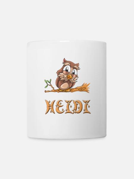Eule Heidi - Tasse - Weiß