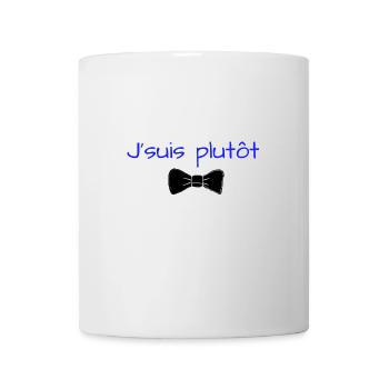 noeud papillon - Mug blanc - blanc - Devant