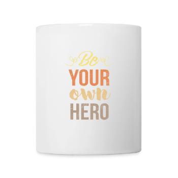 Be your own hero - Valentine - Mug - white - Front