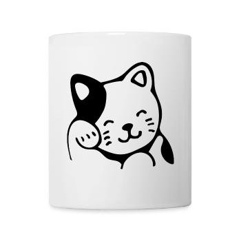 Katze - Tasse - Weiß - Vorne