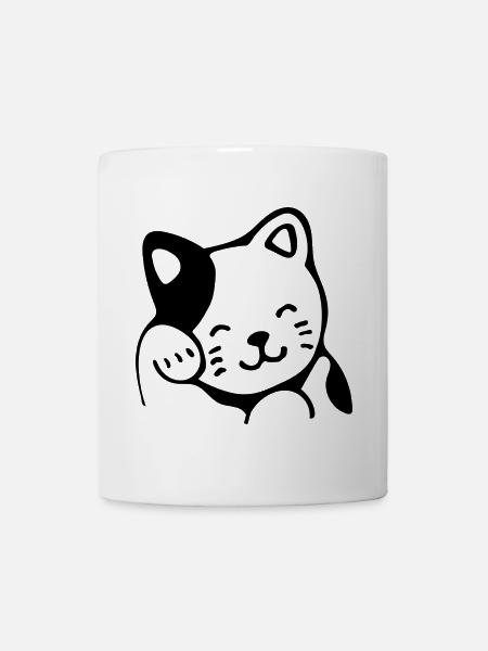 cat - Mug - white