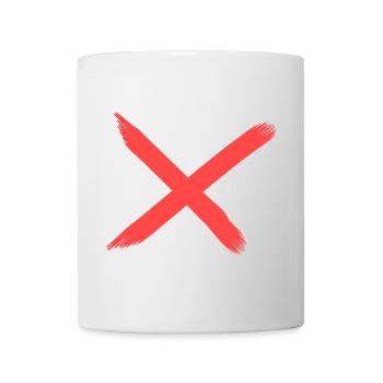 X - Mug - white - Front